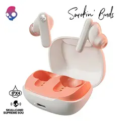 Skullcandy - Audifono Smokin Buds 20 horas True wireless IPX4 blanco