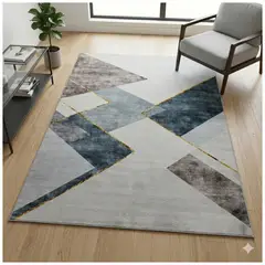DECOKASA - Alfombra Moderna De Pelo Corto Tapete Decorativo Premium Para Sala Y Comedor - ALF002