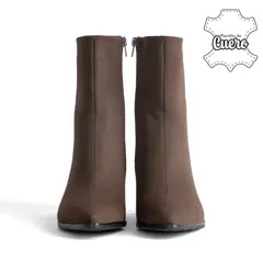 KALURI - Botín de Gamuza para Mujer kiara 09G Marrón