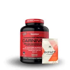 MUSCLEMEDS - Pack Proteína Carnivor Protein 4.5LB Chocolate + Creatina MyProtein 250gr