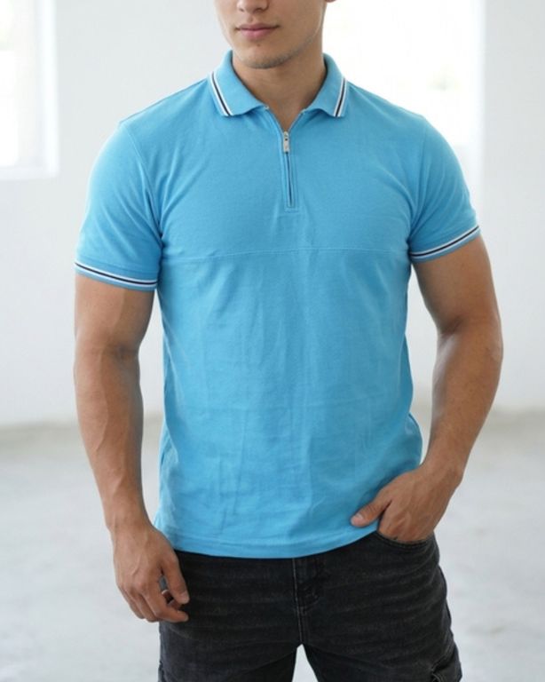 POLO CAMISERO CON CIERRE