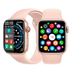 GENERICO - Pack 2 Smartwatch T900 Pro Max Big L Serie 10 Rosado