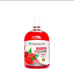 ALKOFARMA - Jabón Líquido Antibacterial 1L - Germicida Uso Profesional y Doméstico - Rojo