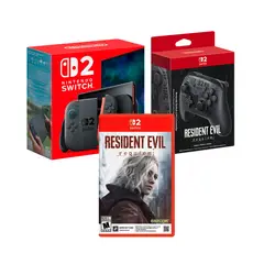Nintendo - Consola Switch 2 + Pro Controller + Resident Evil Requiem