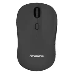 TERAWARE - Mouse inalám MO-211W 4 botones usb usa 1 pila negro