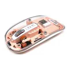 TERAWARE - Mouse inalámbrico bluetooth 1600 dpi recargable rosado