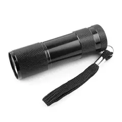 ROADTRIP - Linterna led aluminio VL-3713 pilas 100 lúm negro