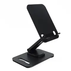 ROADTRIP - Soporte celular y Tablet 360° de escritorio, aluminio, negro