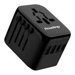 ROADTRIP - Cargador Universal GaN 20W 2 USB + 2 USB-C Negro