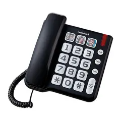 RADIOSHACK - Teléfono fijo teclas grandes, timbre, led