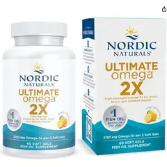 Nordic - Naturals DHA Ultimate Omega 2X sabor a limón
