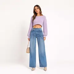 Cotton'S Jeans - JEAN WIDE LEG PARA MUJER COTTONS JEANS SANDY PETITE