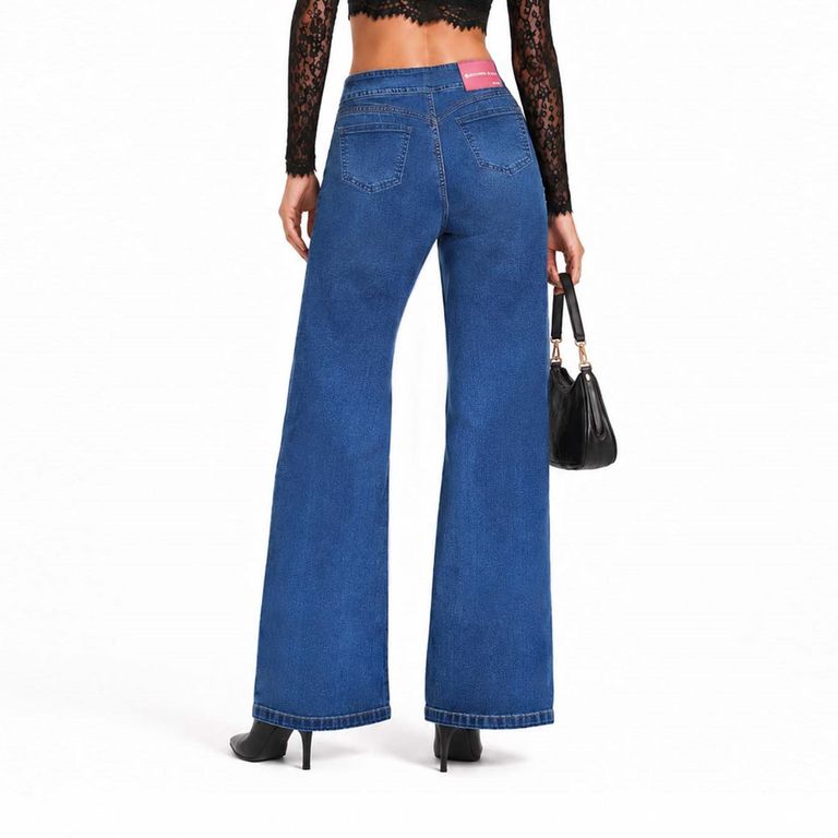 JEAN WIDE LEG PARA MUJER COTTONS JEANS SANDY TALL