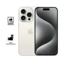 APPLE - REACONDICIONADO iPhone 15 Pro Max 1T I Grado A I color Blanco