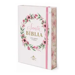OEM - Biblia Reina Valera 1960 - Color Rosa Primavera - Letra Grande