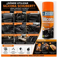 SCHUBERT - Silicona Para Cueros y Tableros Naranja-SCHUBERT