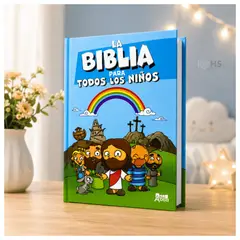 OEM - La Biblia para Todos los Niños Tapa Dura - Color Azul - Aprende la Palabra de Dios