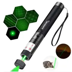 OEM - Láser Verde Profesional Alta Potencia de 3 a 5KM Recargable Tipo C Senderismo Presentaciones