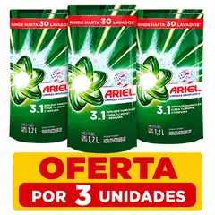 ARIEL - LIQUIDO DOBLE PODER 1.2L DOYPACK X 3 UNIDADES