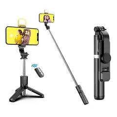 G MOBILE - Selfie Stick Q12S control bt max 70 cm negro