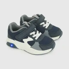COLLOKY - Zapatilla Luces Caminante Niño Azul