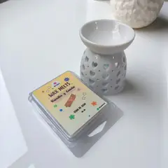 GENERICO - Pack Aromático Hornito Quemador Corazón Blanco I + Wax Melts