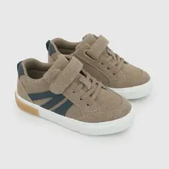 COLLOKY - Zapatilla Casual Caminante Niño Café