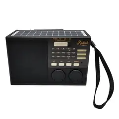 RICHARDS - Radio Classic bt panel solar FM/USB/TF recargable