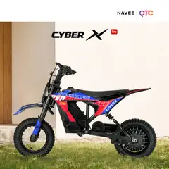 NAVEE - Bicicleta Eléctrica para Niños Kids Dirt Bike Cyber X PRO, Motor 500W Velocidad 24 km/h