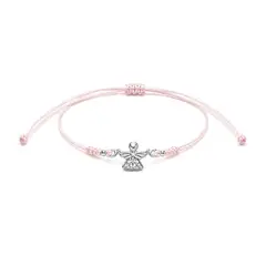 SANTORAL - Pulsera Angel de la Guarda - Hilo y Plata