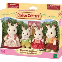 GENERICO - Ternurines Sylvanian Families Familia Conejo Chocolate
