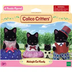 GENERICO - Ternurines Sylvanian Families Familia Gato Negro