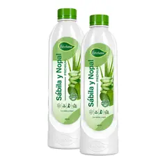 FITOSANA - PACK X 02 - Bebida con Sabila y Nopal Premium 600 ML