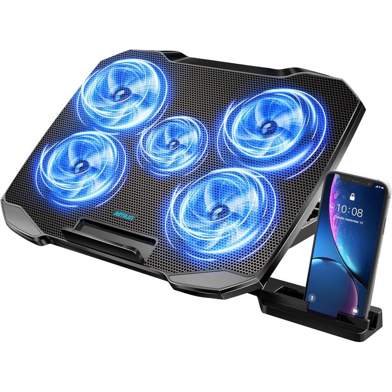 Base Enfriadora AIMIUZI F2PLUS5 5 Ventiladores 15.6 Ajustable