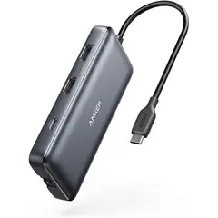 Anker - Docking Station 8en1 USB C HDMI Doble 4K Para Laptop