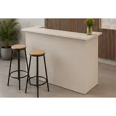 GENERICO - Mueble Barra Alta - Bar Melamina Lino