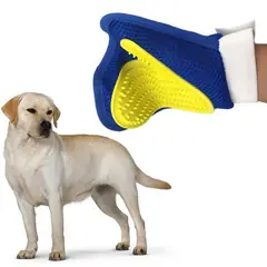 GENERICO - Guante Quita Pelo y Peine Masajeador Genérico para Perros y Gatos