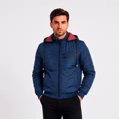 WALKING - Casaca Reversible para Hombre Belinda F8052 con capucha