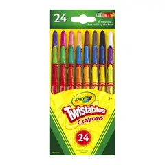 CRAYOLA - Crayones Mini Twistables x24