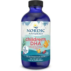 GENERICO - Children Dha Nordic Naturals para Niños Fresa - 8 oz para Niños - 530 mg de Omega-3 con EPA y DHA