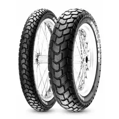PIRELLI - PAR DE LLANTAS 90-90-21 y 110-80-18 MT60