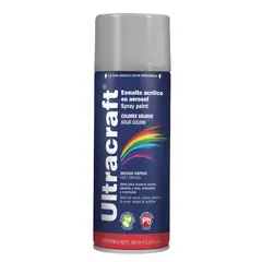 Truper - Esmalte acrílico en aerosol, plata 400 ml, 40023/Ultracraft-2UNIDADES