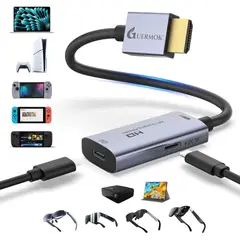 GENERICO - Adaptador HDMI a USB C Guermok 4K60Hz 1m Lentes AR