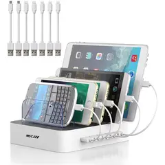 GENERICO - Estaciaan de carga MSTJRY 5 puertos con 7 cables