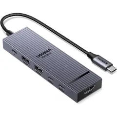 UGREEN - Hub USB C Revodok Pro 6en1 10Gbps HDMI 4K 60Hz 100W