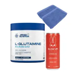 Applied Nutrition - L Glutamine Powder 500gr + + toalla + lata energizante
