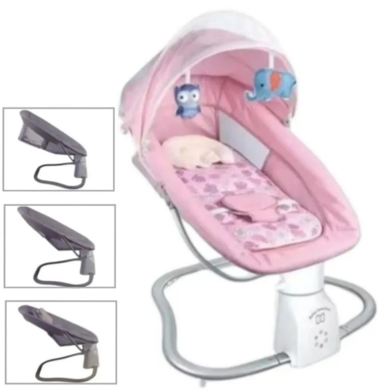 Silla Mecedora a control remoto para bebe ROSA