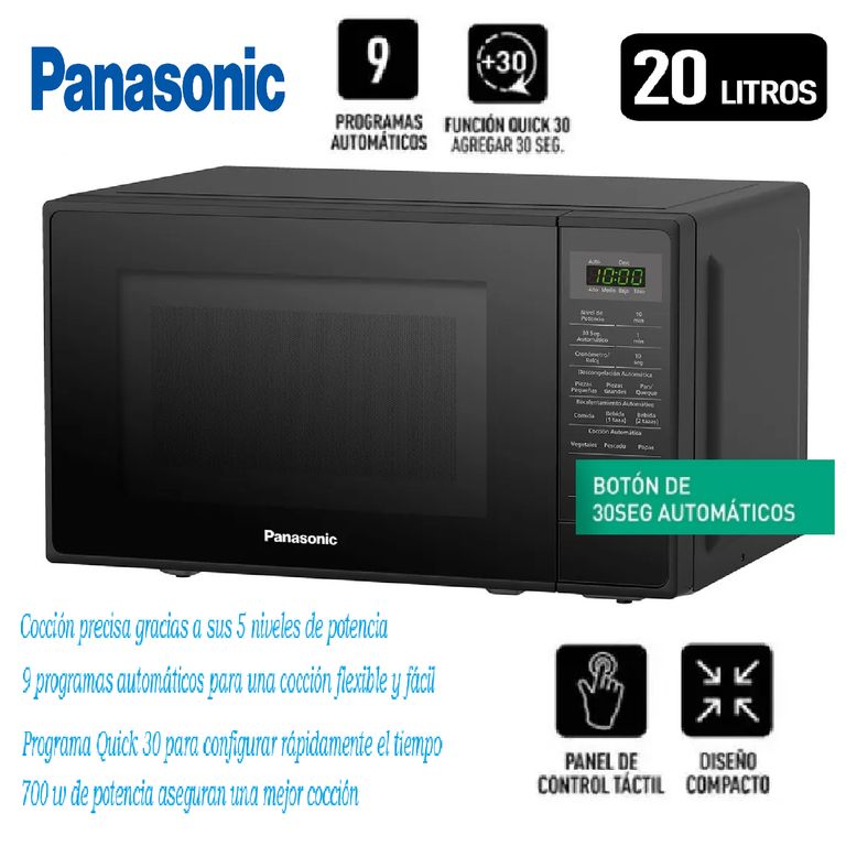 Nuevo Horno Microondas 20 Litros SB25 -Negro