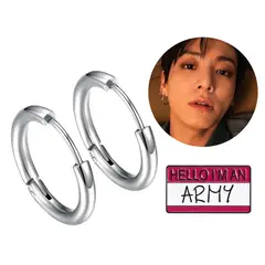 KARMY - Argollas Aretes Jungkook Bts Regalo Kpop + Photocards + Pin