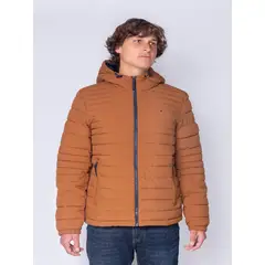 TOMMY HILFIGER - CASACA STRETCH POLY HOODED JACKET